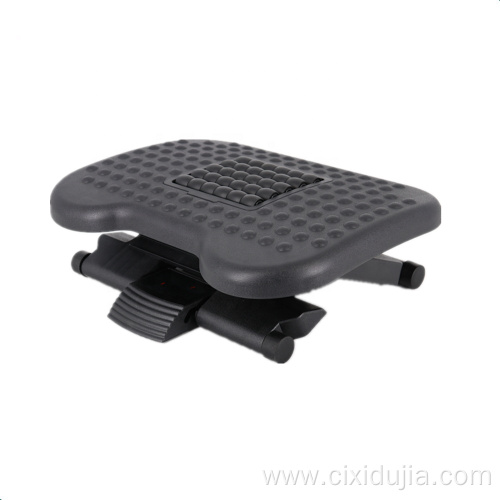 Angle height adjustable plastic massage footrest